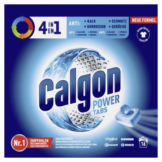 Calgon Power Tabs 4in1 16Tabs 3 Calgon Power Tabs 4in1 16Tabs