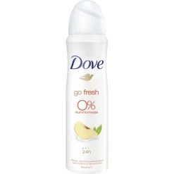 DOVE Deo-Spray Go Fresh Pfirsich & Zitrone 0% Aluminiumsalze 150 Ml