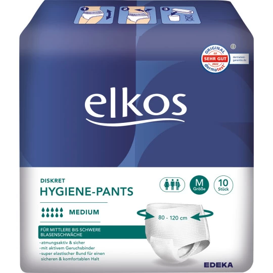 Elkos Diskret Hygiene-Pants Medium 10ST 3 Elkos Diskret Hygiene-Pants Medium 10ST