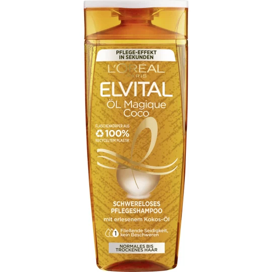 L'Oreal Elvital Öl Magique Coco Schwereloses Pflegeshampoo 300ML 3 L'Oreal Elvital Öl Magique Coco Schwereloses Pflegeshampoo 300ML