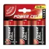 & Günstig Power Cell Alkaline Mono D 1,5V LR20 Batterien 3ST