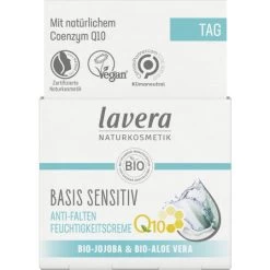 Lavera Naturkosmetik Basis Sensitiv Anti-Falten Feuchtigkeitscreme Q10 50ML