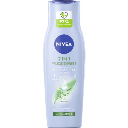 NIVEA 2in1 Pflege Express Shampoo & Spülung 250ML 3 NIVEA 2in1 Pflege Express Shampoo & Spülung 250ML