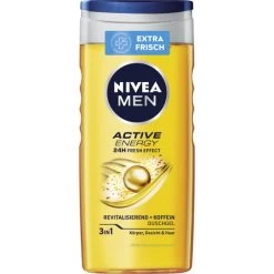 NIVEA Men 3in1 Duschgel Active Energy 24H Fresh Effect 250ML