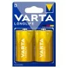 Varta Longlife Alkali Mono D 2ST -Täglicher Bedarf varta longlife alkali mono d 2st