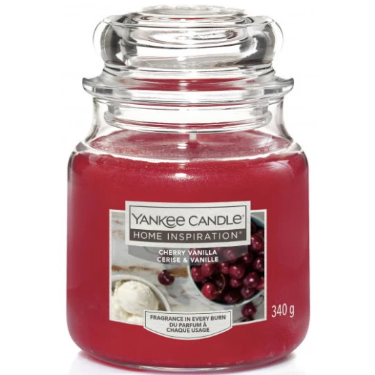Yankee Candle Home Inspiration Duftkerze Cherry Vanilla 340G 3 Yankee Candle Home Inspiration Duftkerze Cherry Vanilla 340G